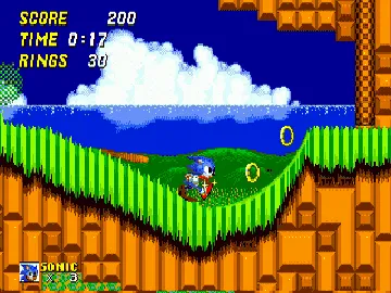 Sonic The Hedgehog 2 (World) (Beta 1) screen shot game playing